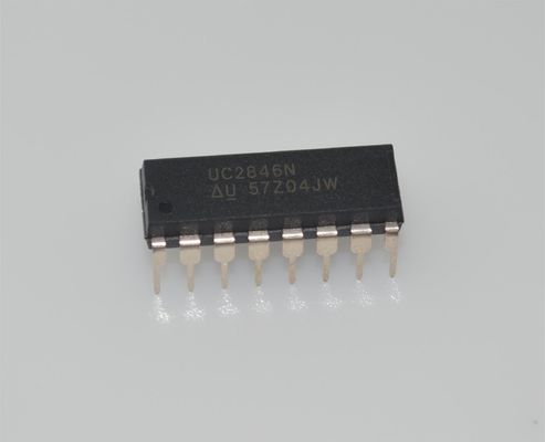 UC2846N وحدة تحكم PWM بوضع التيار 500 كيلو هرتز، إدخال 8-40 فولت 1 أمبير عمود توتم DIP-16 -40 درجة مئوية إلى +85 درجة مئوية
