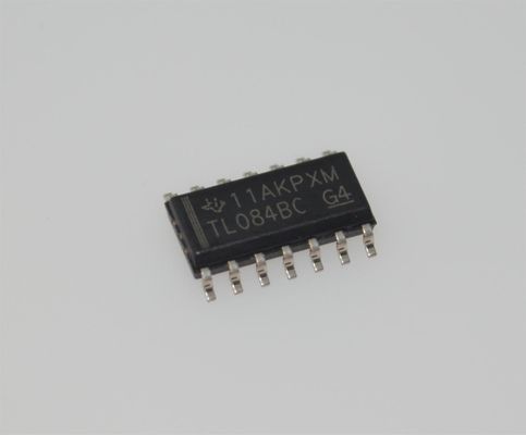 TL084BCDR Quad JFET-Input Op Amp 4MHz عرض النطاق الترددي 13V/μs معدل النزول ± 18V إمدادات 3pA تحيز المدخلات SOIC-14 -40 °C إلى +125 °C