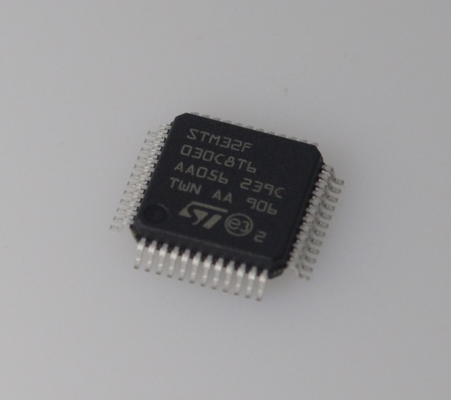 STM32F030C8T6 معالج دقيق Cortex-M0 بتردد 48 ميجاهرتز، ذاكرة فلاش 64 كيلوبايت، ذاكرة وصول عشوائي 8 كيلوبايت، محول تناظري إلى رقم 12 بت، منخفض التكلفة، متوافق مع 5 فولت، 37 منفذ إدخال/إخراج عام، ونطاق درجة حرارة واسع لتصميمات مضمنة قوية.