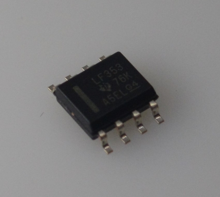 LF353DR مزدوج JFET Op-Amp 4MHz عرض النطاق الترددي ضوضاء منخفضة عائق المدخلات العالي نطاق إمدادات واسع (± 18 فولت) طاقة منخفضة معدل التشنج السريع إلى 99 / حزمة DIP - مثالية للدوائر الصوتية والدقة