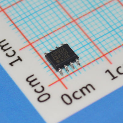 ADR02ARZ دقة 5.0 فولت مرجعية الجهد الضوضاء المنخفضة للغاية 4μVpp 0.02% دقة أولية 3ppm/°C التحول 10mA الناتج 1.2V إلى 15V النطاق