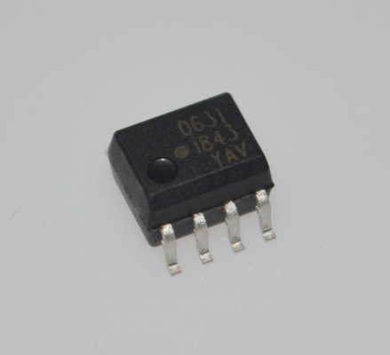 مُصغّر جدًا HCPL-0631-500E عالي الـ CMR 3.5kV/µs 10kV/µs عزل 1mA تيار منخفض درجة حرارة عالية 110 درجة مئوية عزل 5kV عالي السرعة 1MBd واسع Vcc 2.7-5.5V حزمة SOIC-8
