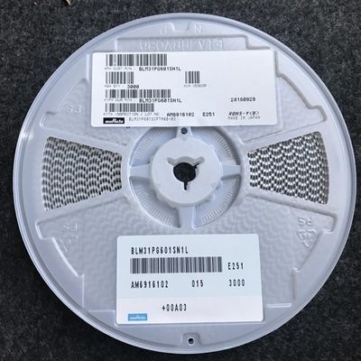 BLM31PG601SN1L محث طاقة 600 فولت/3 أمبير مع مقاومة منخفضة 16mΩ تيار مستمر عالي قمع الضوضاء فائق نطاق واسع من -55 درجة مئوية إلى +150 درجة مئوية درجة AEC-Q200 1 مادة متقدمة مستقرة للاستخدام في السيارات والصناعة