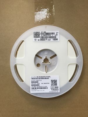 RC0603FR-07100RL 100Ω Precision Resistor 0603 Case 1% Tolerance 100ppm/°C TCR 0.1W Rating Thin Film Technology Halogen-Free RoHS Compliant for Current Sensing & Impedance Matching