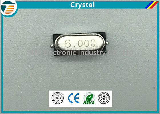 مكونات إلكترونية سلبية 18PF SMD Crystal 30ppm 6.0000MHZ
