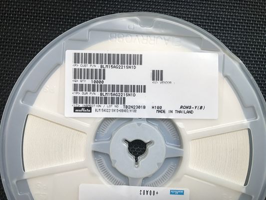 BLM15AG221SN1D 220Ω Ferrite Bead 0402 (1005 متري) 1A التيار المسموح به مقاومة عالية @ 100MHz ، درجة حرارة واسعة -55 °C إلى +125 °C AEC-Q200