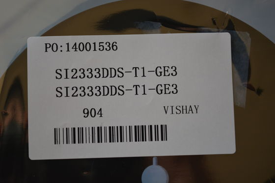 SI2333DDS-T1-GE3 MOSFET من النوع P بجهد 20 فولت، تيار مستمر 4.1 أمبير، مقاومة توصيل 0.045 أوم، تشغيل بمستوى منطقي 1.8 فولت، هيكل TO-236-3 SC-59 SOT-23-3، نطاق درجة الحرارة -55 درجة مئوية إلى +150 درجة مئوية، معتمد وفقًا لمعيار AEC-Q101
