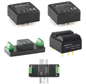 URB4805YMD-10WR3 5V 10W محول DC-DC 4: 1 مدخل واسع (9-36V) 94٪ الكفاءة SIP-7 -40 °C إلى +85 °C
