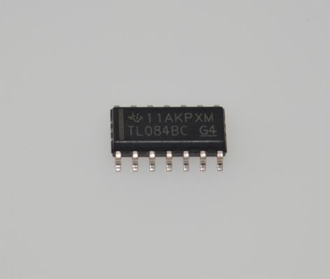 TL084BCDR Quad JFET-Input Op Amp 4MHz عرض النطاق الترددي 13V/μs معدل النزول ± 18V إمدادات 3pA تحيز المدخلات SOIC-14 -40 °C إلى +125 °C
