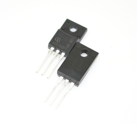 IPA60R360P7SXKSA1 600V CoolMOS TM 360mΩ RDS ((on) 11A خسائر التبديل الحالية المنخفضة للغاية كفاءة عالية حماية ESD قوية TO-220 حزمة لتطبيقات SMPS والصناعية
