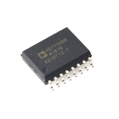 AD7705BRZ ADC 16-Bit Precision Low Noise 3V/5V Operation On-Chip Filter SPI Interface طاقة منخفضة -40 درجة مئوية إلى +85 درجة مئوية الصناعية