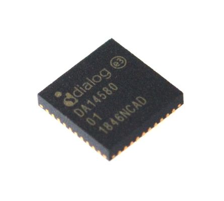 DA14580-01AT2 بلوتوث 5.0 SoC مع طاقة منخفضة للغاية 2.5x2.5mm الحجم ARM Cortex-M0 عمر بطارية طويل الأمد الأمن متعدد البروتوكولات وتصميم IoT بأسعار معقولة