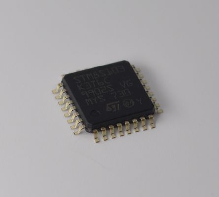 STM8S103K3T6C 8-Bit MCU مع 8KB Flash 1KB RAM 16MHz سرعة 10 بت ADC 4 توقيتات UART / SPI / I2C 2.95V-5.5V المدى و 20 PIN حزمة TSSOP