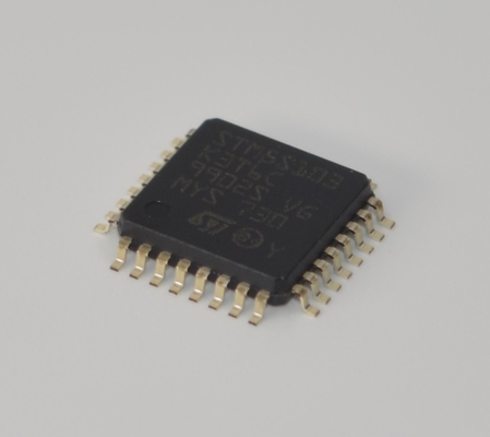 STM8S103K3T6C MCU 8-bit 16MHz 8KB فلاش 1KB ذاكرة الوصول العشري 10-bit ADC 3 Timers UART/SPI/I2C 2.95-5.5V 20-pin TSSOP