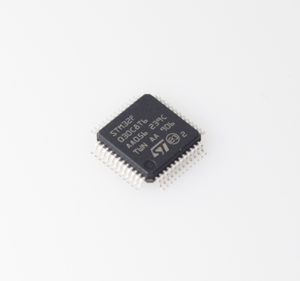 STM32F030C8T6 معالج دقيق Cortex-M0 بتردد 48 ميجاهرتز، ذاكرة فلاش 64 كيلوبايت، ذاكرة وصول عشوائي 8 كيلوبايت، محول تناظري إلى رقم 12 بت، منخفض التكلفة، متوافق مع 5 فولت، 37 منفذ إدخال/إخراج عام، ونطاق درجة حرارة واسع لتصميمات مضمنة قوية.