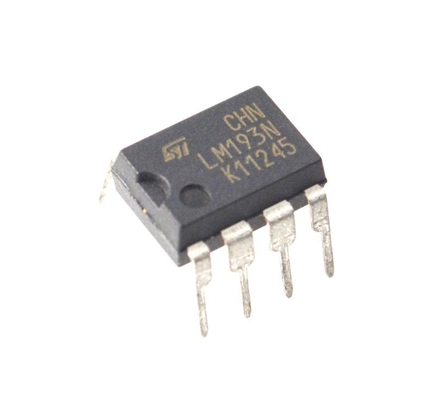 مقارنة التفاضل المزدوج LM193N نطاق واسع 2V-36V منخفض 2mA مخرجات التيار المفتوح المجمع سريعة 1.3μs استجابة TO-5 / حزم DIP - مثالية لأنظمة التحكم الصناعي / السيارات