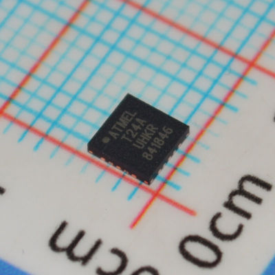 ATTINY24A-MUR متحكم دقيق AVR بـ 8 بت مع ذاكرة فلاش 2KB وسرعة 12MHz وذاكرة EEPROM 128B و 12 دبوس إدخال/إخراج وتشغيل بجهد 1.8V-5.5V ودرجة حرارة -40 درجة مئوية إلى +85 درجة مئوية واستهلاك منخفض للغاية للطاقة للتصميمات المدمجة