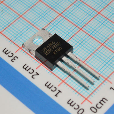 IRF4905LPBF P-Channel MOSFET 55V/-74A Ultra-Low 20mΩ RDS(on) مصنف للانهيار الجليدي TO-220AB خالي من الرصاص عالي الكفاءة موثوق به للتحكم في الطاقة والمحركات