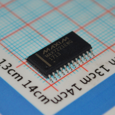 MAX7221EWG+T 8-Digit LED Display Driver with SPI Interface 10MHz Serial Data Rate 2.7V-5.5V Operation Individual LED Control and 24-Pin Wide SOIC Package