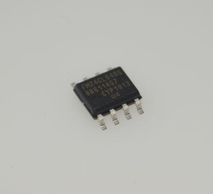 FM24CL64B-GTR ذاكرة وصول عشوائي متطايرة تسلسلية (F-RAM) بسعة 64 كيلوبت، مع قدرة تحمل غير محدودة، وزمن وصول 150 نانوثانية، وبدون تأخير في الكتابة، وواجهة I2C بتردد 1 ميجاهرتز، و10^14 دورة قراءة/كتابة، وتشغيل منخفض الطاقة، وإمداد 3.3 فولت، والاحتفاظ بالبيانات لمدة 40 عامًا.