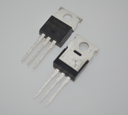 مقاومة منخفضة جدًا Rds(on) 0.02Ω IRF4905PBF P-Channel -55A -60V TO-220 حزمة بوابة مستوى منطقي مصنفة للانهيار الجليدي عالية التيار قوية شحن بوابة منخفض 110nC تبديل سريع كفاءة طاقة عالية