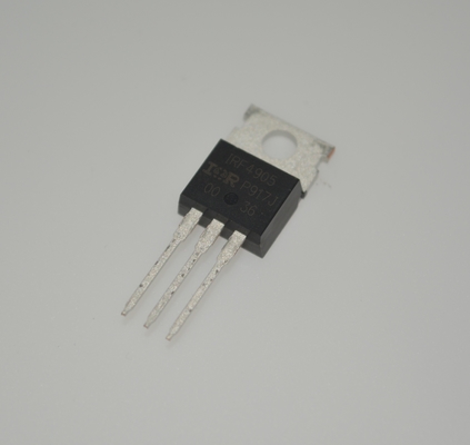 مقاومة منخفضة جدًا Rds(on) 0.02Ω IRF4905PBF P-Channel -55A -60V TO-220 حزمة بوابة مستوى منطقي مصنفة للانهيار الجليدي عالية التيار قوية شحن بوابة منخفض 110nC تبديل سريع كفاءة طاقة عالية
