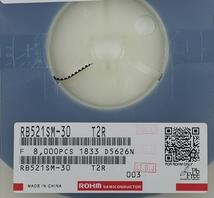 RB521SM-30 30V 200mA صمام ثنائي شوتكي مع VF منخفض للغاية تبديل عالي السرعة AEC-Q101 SOD-523 خالٍ من الهالوجين حماية من القطبية العكسية للإلكترونيات السيارات