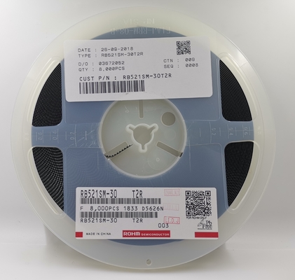 RB521SM-30 30V 200mA صمام ثنائي شوتكي مع VF منخفض للغاية تبديل عالي السرعة AEC-Q101 SOD-523 خالٍ من الهالوجين حماية من القطبية العكسية للإلكترونيات السيارات