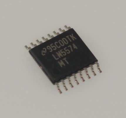 LM5574MTX 75V المدخل العريض 3A تحويل مستمر / ثابت متكامل 170mΩ MOSFET 50kHz-1MHz تعديل التردد حماية حرارية / UVLO / OCP -40 °C إلى +125 °C حزمة TSSOP-16