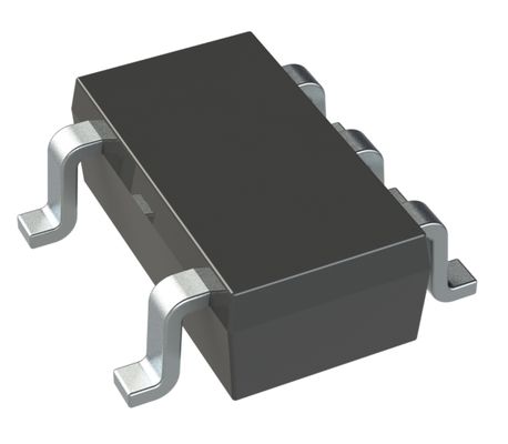 AP2821KTR-G1 مفتاح تحميل أحادي القناة 36 فولت 2 أمبير، منخفض جدًا 60mΩ Rds(on)، منطق 1.2 فولت إلى 5.5 فولت، بدء تشغيل سريع 20µs، حجب التيار العكسي الحقيقي، حماية حرارية وتيار، -40 درجة مئوية إلى +125 درجة مئوية