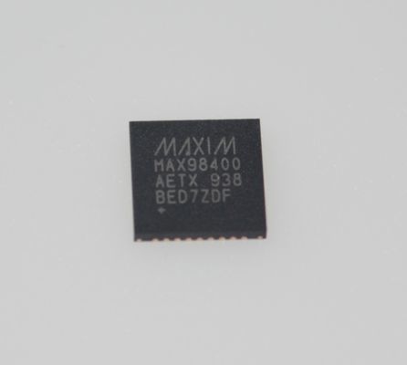 MAX98400A Amp من الدرجة D مع 20W خروج، 92% الكفاءة، I2C التحكم، تعزيز متكامل، 8ms بدء التشغيل، الحماية الكاملة، و 6.5μV الضوضاء لأداء الصوت المحمول المتميز