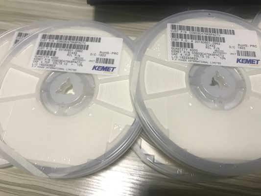 C0603C475K8PACTU مكثف سيراميك MLCC 4.7µF 10V X7R 0603 عالي السعة أداء مستقر متوافق مع RoHS ودرجة السيارات AEC-Q200