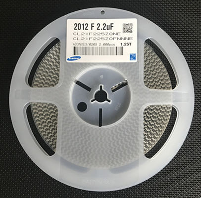 CL21F225ZOFNNNE MLCC 2.2µF High Capacitance ±80% Tol 25V Rating Z5U Dielectric 0805 Case Compact Size +10°C to +85°C Range General Purpose Tape & Reel