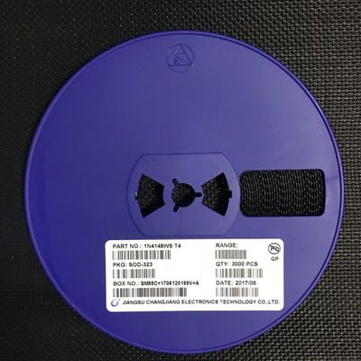 1N4148WS صمام ثنائي تبديل عالي السرعة بتقييم 100 فولت وتيار 150 مللي أمبير وسعة فائقة الانخفاض 2 بيكوفاراد وزمن استرجاع 4 نانوثانية وحزمة مصغرة SOD-323 مؤهلة AEC-Q101 لتطبيقات السيارات والأغراض العامة