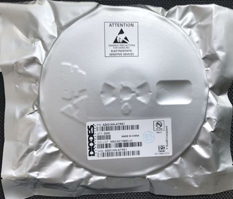 AZ431AN-ATRE1 منظم تحويل 2.5-36 فولت بدقة ±0.5% 100mA غرق مقاومة منخفضة SOT-23-3 -40 درجة مئوية إلى +105 درجة مئوية AEC-Q100 شريط وبكرة