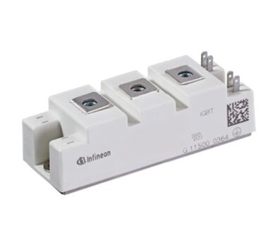 وحدة IGBT 3 في 1 FF100R12RT4 1200V/100A مع قاطع فرملة مدمج، جهد منخفض VCE(sat)، تبديل عالي السرعة، فقدان منخفض، NTC مدمج، لوحة قاعدة معزولة لمحركات الصناعة وأنظمة UPS