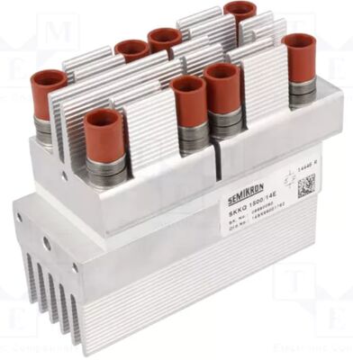 SKKQ800/14E 1400V 800A وحدة IGBT Vce (sat) منخفضة الخسارة عالية الصلبة المنخفضة الحد من التكيف مستشعر NTC الصناعي للدوافع الميغاوات و UPS الثقيلة