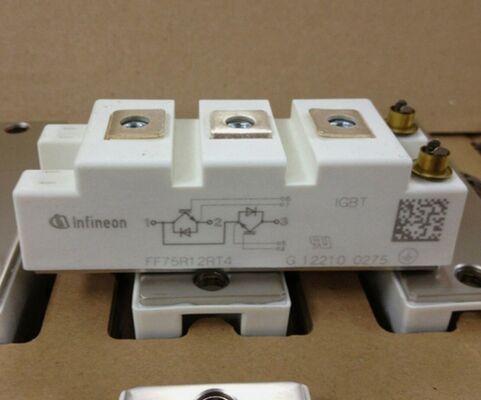 وحدة IGBT FF75R12RT4 1200V 75A منخفضة Vce(sat) متانة عالية في حالة قصر الدائرة خسارة تبديل منخفضة عزل عالي لمحركات الأقراص الصناعية ومحولات UPS