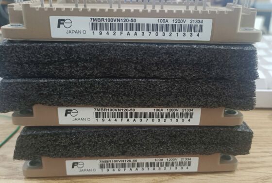 7MBR100VN120-50 1200V 100A وحدة PIM مع مدمج مقوم وعاكس، فقد منخفض، عزل عالي، NTC مدمج، حزمة مدمجة لمحركات المحركات الصناعية و UPS