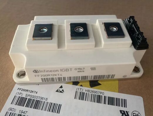 FF200R12KT4 1200V 200A وحدة IGBT VCE منخفضة ((sat) صلبة دائرة قصيرة عالية خسارة التبديل المنخفضة عزلة عالية لمحركات المحرك الصناعية و UPS عالية الطاقة