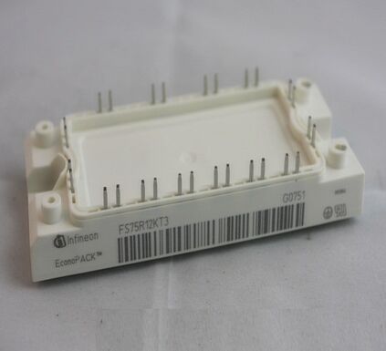 FS75R12KT3 1200V 75A وحدة IGBT Trenchstop IGBT3 Fast EmCon Diode Sixpack Configuration متكاملة NTC منخفضة الحثية كثافة الطاقة العالية EconoPACKTM2 للدراجات