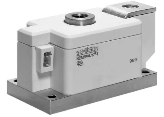 SKKE600/16 1600V 600A وحدة ثنائي الديود الواحد Ultra-Low VF 1.5V High Surge Current 22kA SEMIPACK4 قاعدة معزولة نقل حرارة ممتازة موثوقية عالية UL معتمدة للمصلحين واللحام