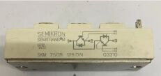 SKM75GB128DN 1200 فولت، 75 أمبير وحدة IGBT مزدوجة VCE(sat) منخفض 1.9 فولت تبديل سريع ديود مدمج 10 ميكروثانية قدرة SC حزمة SEMITOP2 دبابيس Press-Fit معتمدة من UL للمحركات والعواكس