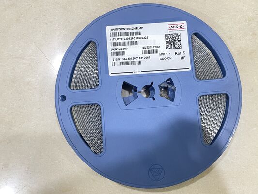 SM4004PL-TP 400V 1A غرض عام الديود منخفض VF 1.1V تسرب منخفض 5μA زيادة عالية 30A SOD-123FL -65 °C إلى 175 °C متوافق مع RoHS لمصادر الطاقة وإضاءة LED