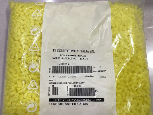 281934-2 2 الموقف 2.5mm Pitch Wire-to-Board Header الزاوية اليمنى من خلال الثقب مغطى قفل الاحتكاك المقطب القصدير المطلي للتطبيقات الصناعية والسيارات