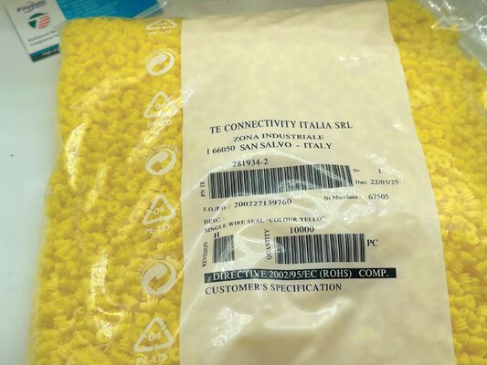 281934-2 2 الموقف 2.5mm Pitch Wire-to-Board Header الزاوية اليمنى من خلال الثقب مغطى قفل الاحتكاك المقطب القصدير المطلي للتطبيقات الصناعية والسيارات