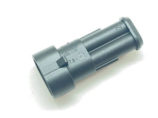 282104-1 موصل رأسي ذو 2 وضع، مسافة 5.0 مم، سلك إلى لوحة، فتحة عمودية، مغلف، قفل احتكاكي، مستقطب، UL 94V-0 لمزودات الطاقة والتحكم الصناعي