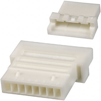 PALR-08VF 8 موقف 2.0mm Pitch Connector Housing PA Series Receptacle Crimp Termination Positive Lock Compact Design 3A تصنيف 100 فولت AC لتطبيقات السلك إلى اللوحة