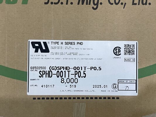 SPHD-001T-P0.5 مضغوطة عالية الاحتفاظ منخفضة إدخال مقاومة لاهتزاز سهلة التشنج 26-28 AWG مثالية للأجهزة الإلكترونية الضيقة