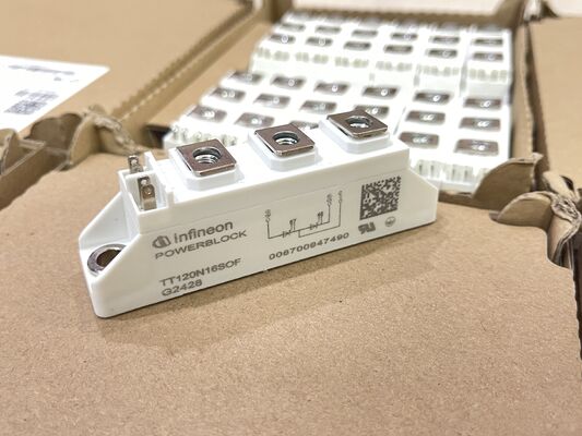 TT120N16SOFHPSA1 وحدة SCR 1600V Vdrm 120A Itav اتصال ضغط عالية التوتر الخسارة المنخفضة الصناعية للسلطة التحكم
